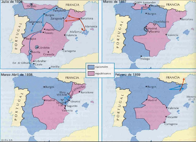 mapes de l'evolució territorial